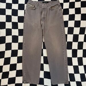 calvin klein easy fit ash brown jeans size 32